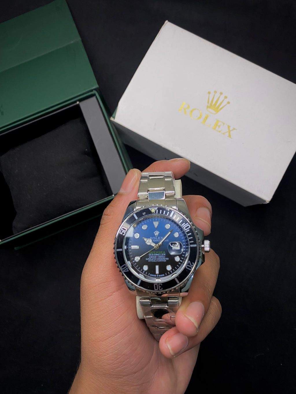 Rolex-Black Blue Dial